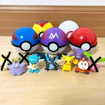 포켓몬 겟 컬렉션즈 묶음 판매 메가 리자몽 피카츄 캡슐