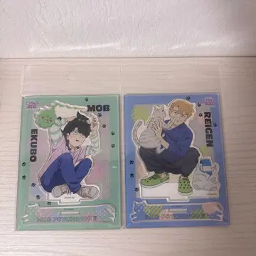 몹사이코 100 레이겐 아라타카 아크릴 스탠드 고양이와 사이좋은 ver.