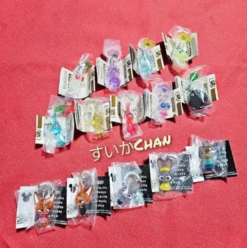 3 주토피아2 피크민2 메지루시 액세서리 가챠