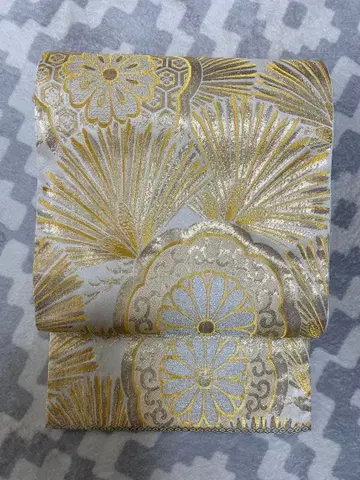 전통 예복 기모노용 오비 결혼식용 전 통 후쿠로 오비 금실 오비 식 오비