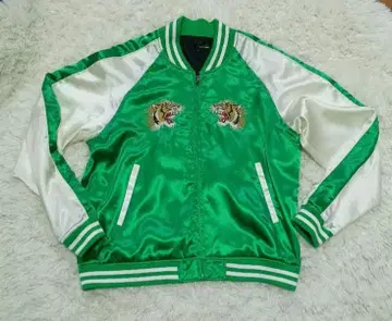 Bullet Noise 스카잔 호랑이 자수 그린 LL