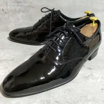 [ URBANE ] 브라이덜 슈즈/블랙/에나멜/결혼식/26cm