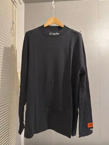HERON PRESTON CTNMB 모크넥 롱T 블랙 XL