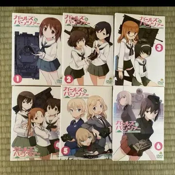 걸즈 앤 판처 렌탈 애니메이션 dvd 전권 세트