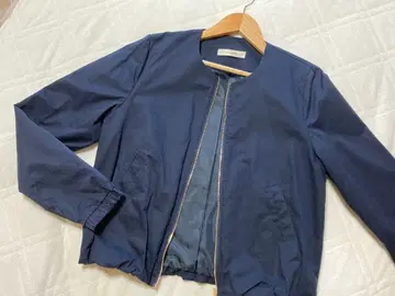 듀오 아카이브 자켓 블루종 노카라