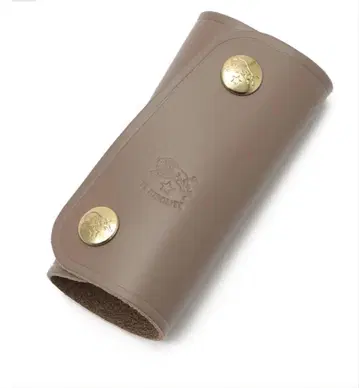 [ 새상품 ] 일비종떼 키케이스 4연 그레이 가죽 소가죽