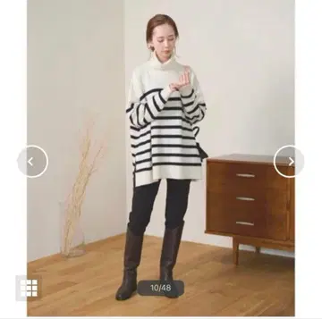 저널 스탠다드 MUSIC 터틀넥 풀오버