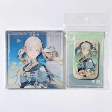 명조 애니메이트 콜라보 기몽환영 금서 아크릴 블록 캔뱃지 2세트