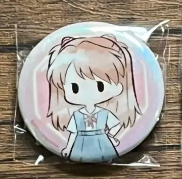 에반게리온 시키나미 아스카 랑그레이 캔뱃지 레트로풍