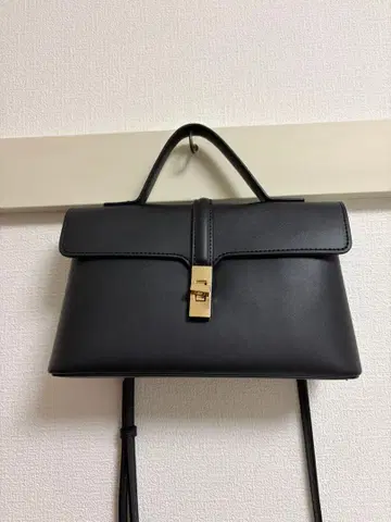 VIS 꼬임 금장 장식 원 핸들 미니 숄더백/2WAY