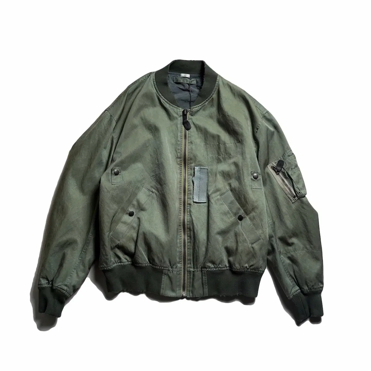 2] Aprece Silk Linen Hooded Parka Black | Bunjang Global