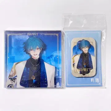 명조 애니메이트 콜라보 기몽환영 브란트 아크릴 블록 캔뱃지