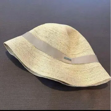 미사용 니나리치 NINA RICCI 밀짚모자 버킷햇