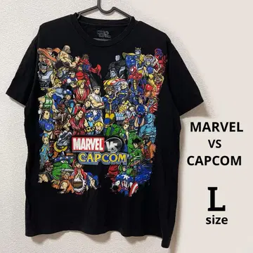 MARVEL vs CAPCOM T셔츠 L 구제 의류 마블 캡콤