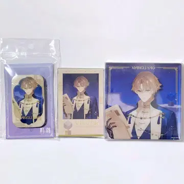 명조 애니메이트 콜라보 기몽환영 상리요 아크릴 블록 캔뱃지 카드