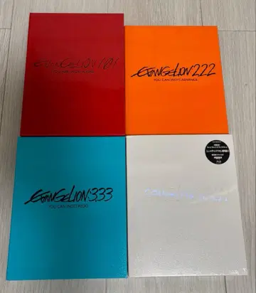 [미개봉품 있음] 에반게리온 신극장판 블루레이, DVD 세트