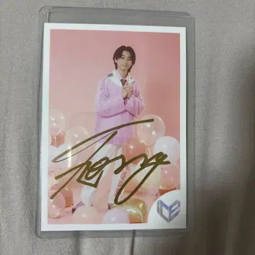 ICEx 츠츠이 토시아키 친필 사인 브로마이드