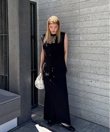 새상품 택 CORD VEST SET MERMAID DRESS AMERI