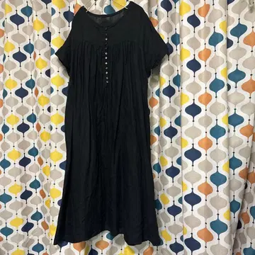 네스트로브 린넨 원피스 블랙 nest Robe 일본제