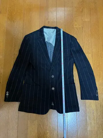 TOMORROW LAND! 블랙 스트라이프 자켓 사이즈 46 (M 정도)