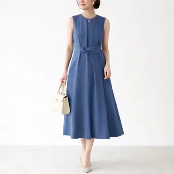 유나이티드 애로우즈 고급 원피스 종아리 기장 아름다운 실루엣 큐프라