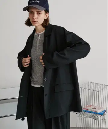 Auntie Rosa Holiday 오버 사이즈 자켓