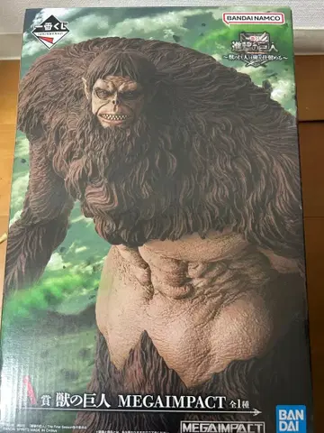 진격의 거인 짐승의 거인 MEGAIMPACT 피규어