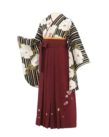 졸업 하카마 5세트 톨 사이즈