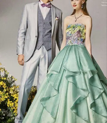 Aimer 턱시도 실버 웨딩 결혼식 신랑