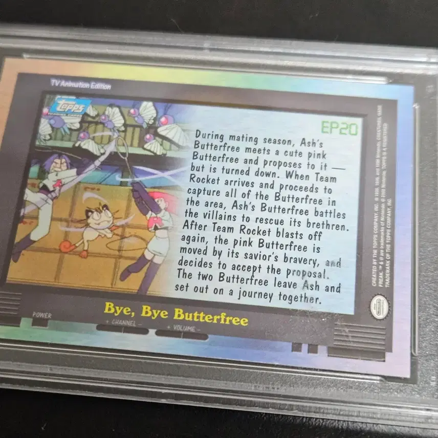 포켓몬카드 버터플 BYE BYE BUTTERFREE 2000 PSA9 사진 4
