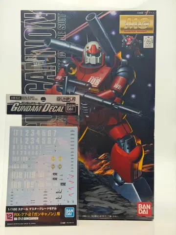 MG 건캐논 (수전사 데칼 세트) 미개봉 새상품