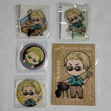 주술회전 마루쿠지 CAMPING 디오라마 키링 캔뱃지 특전 나나미