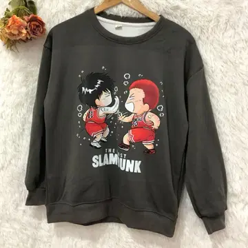 애니메이션 슬램덩크 디자인 맨투맨 [ M ] 긴팔 그레이