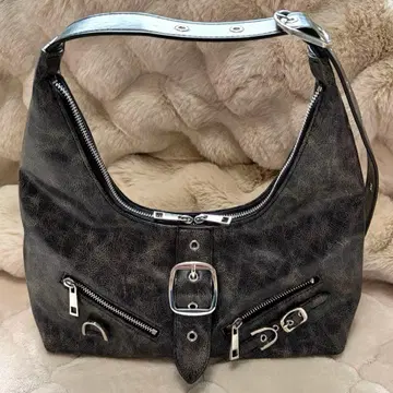 [ 완판템 ] JEANASIS 벨트 원숄더 BAG 빈티지 가공 Y2K