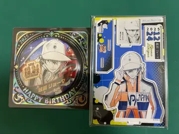 신 테니스의 왕자님 생일 2종 세트 에치젠 료마 아크릴 스탠드 캔뱃지