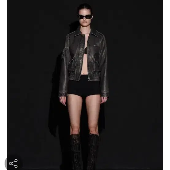 Bohemian Seoul Leather Blouson Jacket | Bunjang Global