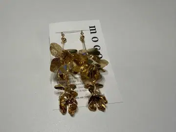 플라워 골드 귀찌 브라이덜