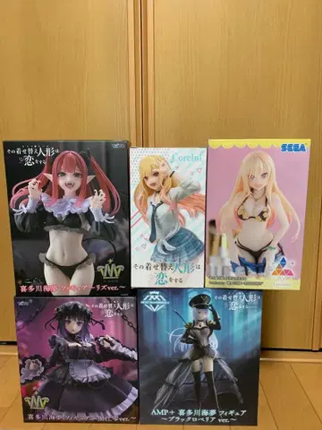 그 비스크 돌은 사랑을 한다 키타가와 마린 피규어 5점 묶음 판매 세트