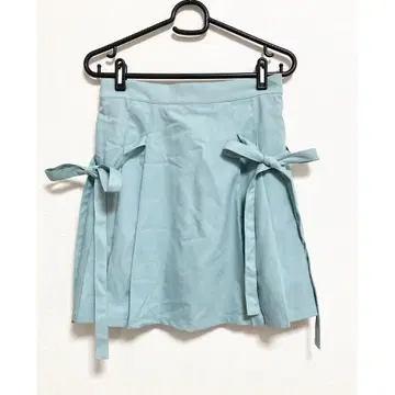 merry jenny 미사용 블루 리본 플리츠 스커트