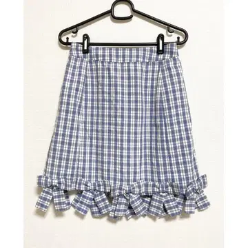 merry jenny 새상품급 블루 리본 summer 미니 스커트