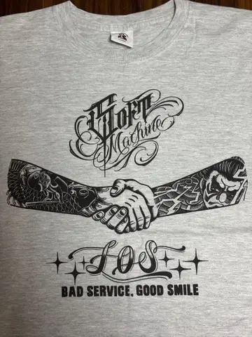 소프트 머신 x 로스 로컬스 쉐이크 핸드 T셔츠