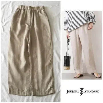 저널 스탠다드 리오셀 린넨 허리 밴딩 이지 팬츠