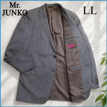 Mr.JUNKO 미스터 준코 스트라이프 패턴 남성용 테일러드 자켓 3LL