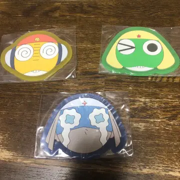 개구리 중사 케로로 캐릭터 코스터 세트