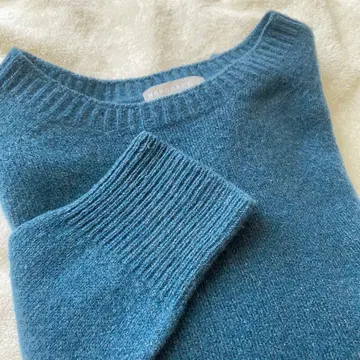 MARGARET HOWELL 울 캐시미어 니트 스코틀랜드제 M