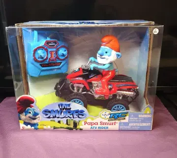 아빠 스머프 무선 조종 RC ATV 라이더 초레어품
