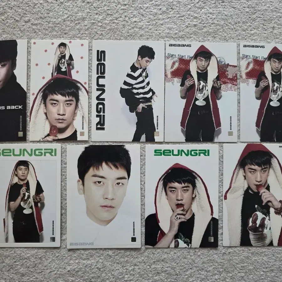Bigbang limited edition star collection card Daesung Taeyang poca