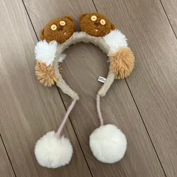 USJ 팀 폼폼 달린 머리띠