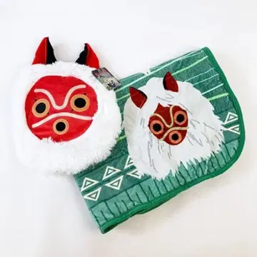 레어 모노노케 히메 산 쿠션 담요 지브리