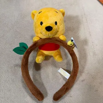 [ 새상품급 고품질 ] 곰돌이 푸 머리띠 도쿄 디즈니 리조트 즉시 배송